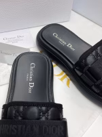 Dior 2025 Letter Jacquard Webbing Platform Slides - Image 4