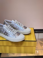 Fendi Domino Collection Couple's Casual Sports Shoes - Image 3