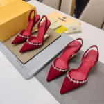 Fendi 2024 Spring-Summer Crystal Necklace High-Heel Shoes Collection - Image 6