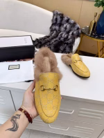 Gucci Fur Slippers - Image 6