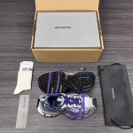 Balenciaga Phantom Sneaker 3XL Generation 10 Silver-Gray-Purple Distressed Trendy Running Shoes - Image 7