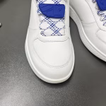 BURBERRY Smooth Calfskin Detachable Shield Embellishment Sneakers - Image 6
