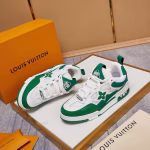 LV Louis Vuitton Couple's Skate Shoes - Image 4