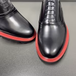Ferragamo New Men's Business Casual Oxford Leather Shoes - Image 5