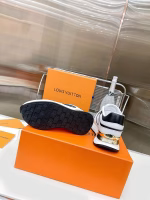 LV Louis Vuitton 2024 New Neo Run Away Women's Lace-Up Sneakers - Image 6