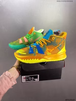 Company-grade Nike Kyrie 7 Pre Heat - Irving 7th generation yellow-green split basketball shoes - Image 2