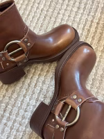 Miu Miu Popular Knee-High Riding Boots in Classic Colors - Image 2