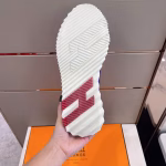 Hermès Dert Knit Calfskin Sneakers - Image 7