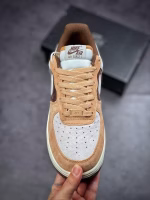 Nike Suede Coffee Bean Air Force-style Sneakers - Image 3