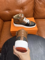 Hermès New High-Top Men's Free Series Fashionable Casual Sports Sneakers - Image 7