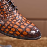 LV (Louis Vuitton) original crocodile leather shoes - Image 7