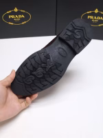 PRADA Slim-fit Business Leather Shoes with Soft Finish - Image 7