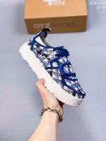 Spring New Arrival: Knitted Velcro "Ugly Shoes" – Harajuku-style Low-top Chunky-toe Sneakers - Image 4