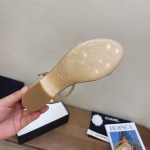 Top-Tier Version Chanel Gold Leaf Sandals - Image 5