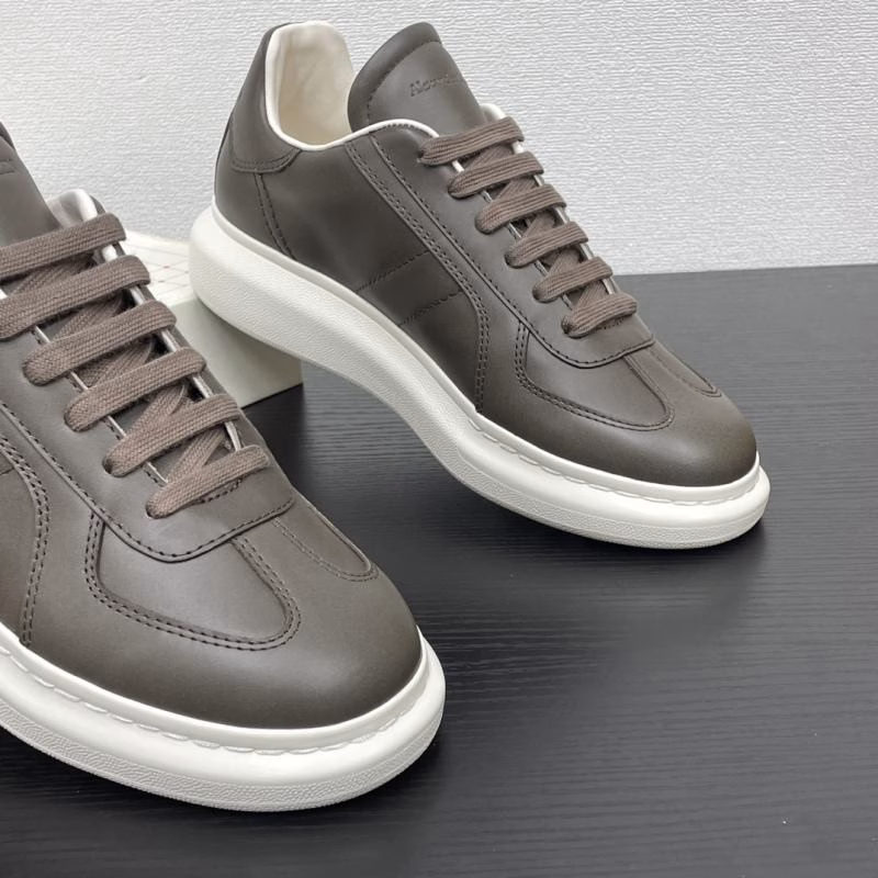 8 Premium Apricot Alexander McQueen Upgraded Trainer White Sneakers - Image 1