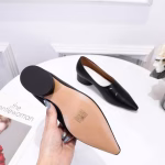 Maison Margiela Black Leather High-Heel Shoes - Image 5