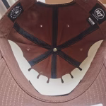 MLB Coffee Colored Soft-Top Baseball Cap (White Large NY Yankees Logo) - Image 8