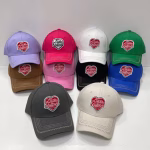 LV New Baseball Cap with Embroidered Letter Patches - Image 2