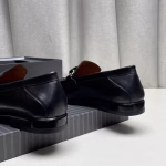 Zegna Hand-Polished Vittorio Casual Leather Shoes for Men - Image 7