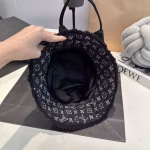 LV Louis Vuitton Denim Bucket Hat - Image 8