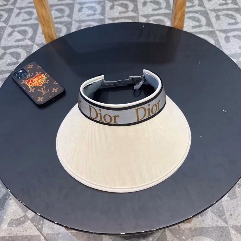 8 Dior Spring/Summer Ultra-Fine Decorative Visor Cap - Image 1