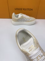 Louis Vuitton Time Out Couples' Patchwork Denim Sneakers - Image 7