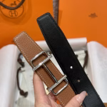 Hermès Handcrafted Top-Quality Men's Belt - Image 6