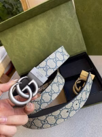 Gucci New Style Genuine Leather Double-Buckle Two-End Gift Box Belt - Image 5