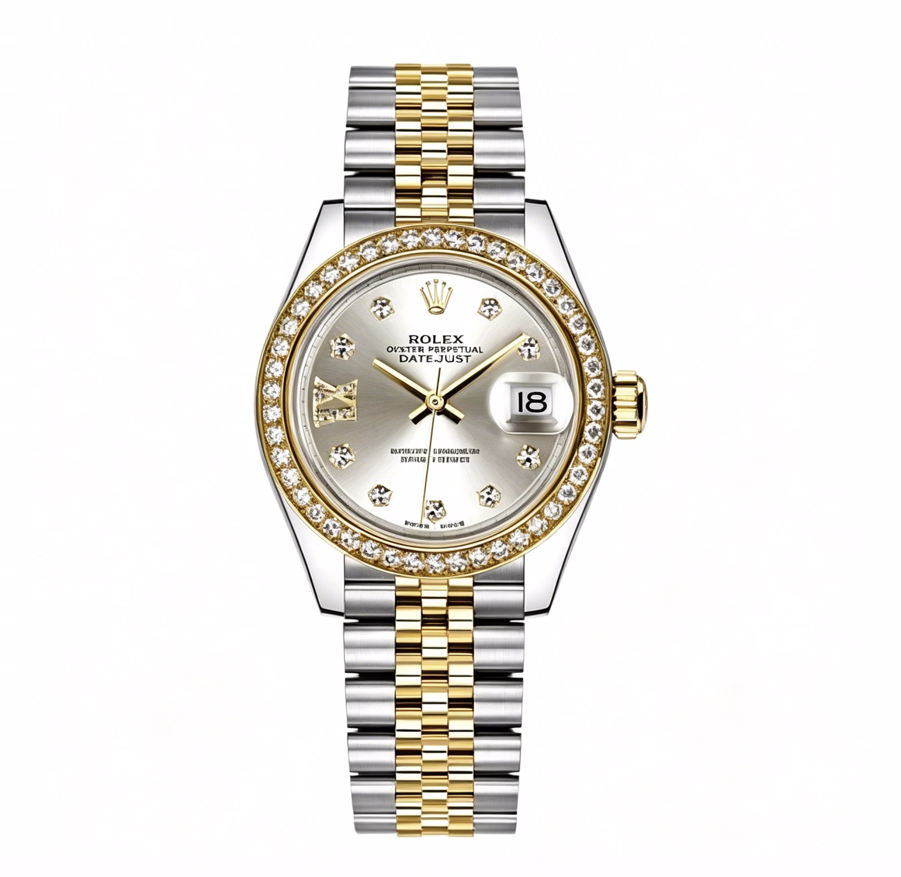 8... Rolex Datejust 279383RBR-0003 Champagne & Diamond Dial Replica - Image 1