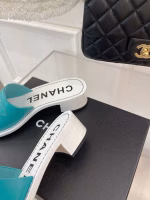 Chanel 2022 Spring/Summer New Double C Resort Slides - Image 3