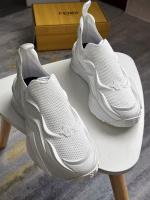 Fendi 2025 Spring/Summer Flow White Mesh Couple's Running Shoes - Image 3