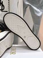 Dior Embroidered Platform Fleece-Lined Casual Shoes - Image 6