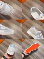 Hermès men's casual shoes with H totem canvas - Image 7