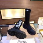 Alexander McQueen 2022 Early Autumn Flyknit Sock Boots - Image 2