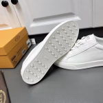 TOD'S New Collection Men's Leather Lace-Up Casual Sneakers - Image 6