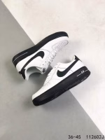 Nike All-White Air Force with Broken Swoosh Shoes - Image 5