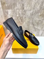 Louis Vuitton Four-Season Business Casual Leather Shoes - Image 3