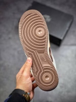 Nike Suede Coffee Bean Air Force-style Sneakers - Image 7
