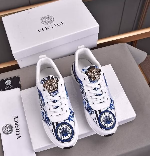 9 Pure original Putian Versace 2022 new casual Korean-style men's shoes - Image 1