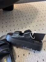Prada 2025 Spring-Summer New Platform Velcro Two-Strap Sandal Mules - Image 4