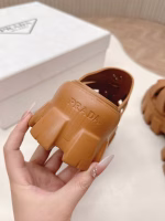 Prada 2025 Spring-Summer New Roman Woven Platform Sandals - Image 8