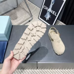 Prada 2025 Classic Casual Shoe Collection - Retro Flat Sandals - Image 3
