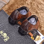 LV (Louis Vuitton) original crocodile leather shoes - Image 8