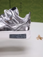 GUCCI Spring Collection Waxed Leather Casual Shoes with Soft Sole and Soft Surface - Image 6