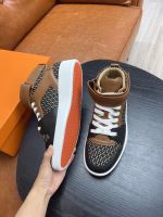 Hermès New High-Top Men's Free Series Fashionable Casual Sports Sneakers - Image 4