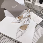 Dior CD Letter Logo High-Heel Sandals - Image 3