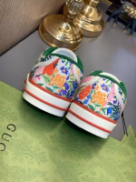 Gucci 1977 Colorful Floral Canvas Shoes - Image 5