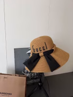 Gucci Fine Wheat Straw Fisherman Bucket Hat - Image 4