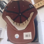 MLB Coffee Colored Soft-Top Baseball Cap (White Large NY Yankees Logo) - Image 9