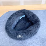 Prada New Style Fleece Beret - Image 7